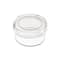John Bead Mini Clear Plastic Round Containers, 12ct.